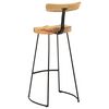 vidaXL Bar Stools 2 pcs 49x43x103 cm Solid Wood Mango