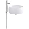 vidaXL Bathroom Wash Basin Chrome 38.5 x 38.5 x 16 cm Metal