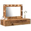 vidaXL Dressing Table Brown 100 x 40 x 70 cm Engineered Wood