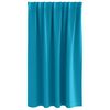 vidaXL Blackout Curtains with Rings 2 pcs Turquoise 140 x 140 cm