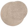 vidaXL Rug HUARTE Short Pile Soft and Washable Sand &Oslash; 100 cm