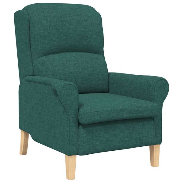 vidaXL Armchair Dark green 76 x 94 x 102 cm Fabric