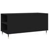 vidaXL Coffee Table Black 102x44.5x50 cm Engineered Wood