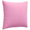 vidaXL Sofa Pillows 2 pcs Pink 45 x 45 cm Fabric