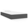 vidaXL Bed Frame without Mattress Grey Solid Wood 90x200 cm