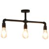 vidaXL Ceiling Lamp | Black | Metal | Medium | Great Design | Ceiling Lamp