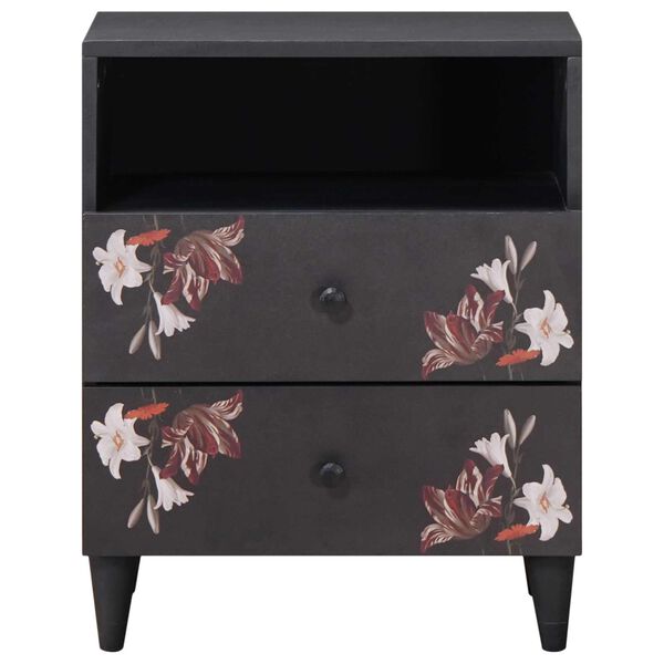 vidaXL Bedside Table Multicolour 50 x 33 x 60 cm Solid Mango Wood