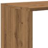 vidaXL Room Divider Bookcase 4-Tier Artisan Oak 131.5x29x131.5 cm Engineered Wood