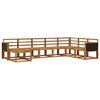 vidaXL Outdoor Sofa Set 8 pcs Natural Solid Acacia Wood