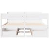 vidaXL Bed Frame without Mattress White 160x200 cm Solid Wood Pine