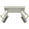 vidaXL Ceiling Spotlight Nickel 26 x 26 x 16.5 cm Metal