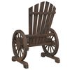 vidaXL Garden Adirondack Chair Solid Wood Fir