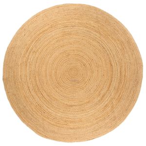 vidaXL Area Rug Braided Jute 240 cm Round