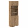 vidaXL Storage Cabinet Artisan Oak 80 x 42.5 x 225 cm Engineered Wood