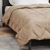 vidaXL Full Year Duvet Taupe 220 x 140 cm Microfiber