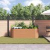 vidaXL Raised Bed Brown 240 x 80 x 81 cm Steel