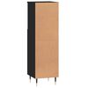 vidaXL Bathroom Cabinet Black 30x30x100 cm Engineered Wood