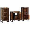 vidaXL Bathroom Furniture Set with Drawer 3 pcs Solid Reclaim Wood