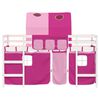 vidaXL Kids' Loft Bed with Tunnel without Mattress Pink 90x190cm