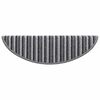 vidaXL Self-adhesive Stair Mats 15 pcs Grey 56 x 17 x 3 cm