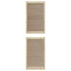 vidaXL Cabinet Door 4 pcs Natural 201 x 59.5 x 2.1 cm Solid pine wood
