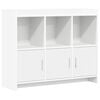 vidaXL Sideboard White 98.5 x 33 x 80 cm Engineered Wood