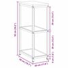 vidaXL Kitchen Storage with Shelf White 30 x 50 x 92 cm Steel