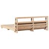 vidaXL Bed Frame without Mattress 180x200 cm Super King Solid Wood Pine