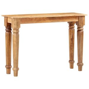 vidaXL Console Table 110x35x77 cm Solid Mango Wood