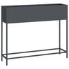 vidaXL Raised Garden Planter Anthracite 100 x 26 x 82 cm Steel