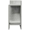 vidaXL Side Table with Shelf Concrete Grey 25.5x27x60 cm