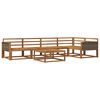 vidaXL Outdoor Sofa Set 6 pcs Natural Solid Acacia Wood