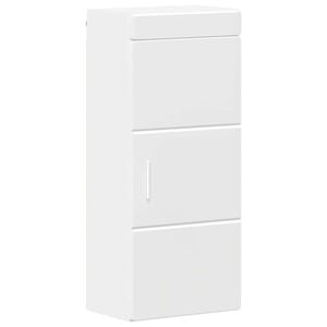 vidaXL Bathroom Wall Cabinet with Shelf TULUM White 37 x 24.5 x 86 cm
