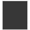 vidaXL Roller Blind Blackout Black 135x130 cm Fabric Width 131.6 cm Polyester