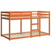 vidaXL Bunk Bed without Mattress Wax Brown 80x200 cm Solid Wood Pine