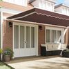 vidaXL Manual Retractable Awning Brown 600x300 cm