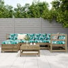 vidaXL 7 Piece Garden Sofa Set Impregnated Wood Pine