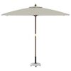 vidaXL Parasol Base Manual Light Grey Stone 45 x 45 x 40 cm Concrete