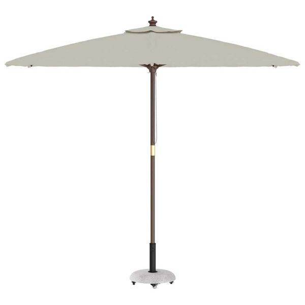 vidaXL Parasol Base Manual Light Grey Stone 45 x 45 x 40 cm Concrete