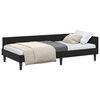 vidaXL Corner Bed Frame with Headboard Black 90 cm x 190 cm Velvet