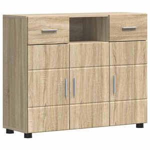vidaXL Wooden Cabinet Sonoma Oak 88.5 x 30.5 x 73 cm Engineered Wood
