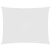 vidaXL Sunshade Sail Oxford Fabric Rectangular 5x7 m White