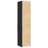 vidaXL Highboard Black 40x42.5x185 cm Engineered Wood