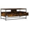 vidaXL Coffee Table Smoked Oak 100x51x45 cm Engineered Wood