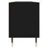 vidaXL TV Cabinet Black 150x30x44.5 cm Engineered Wood
