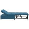 vidaXL Sofa Bed Blue 67 x 194 x 38 cm Velvet
