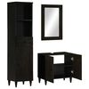 vidaXL 3 Piece Bathroom Furniture Set Solid Wood Mango