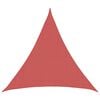 vidaXL Sunshade Sail 2 x 2 x 2 m HDPE Triangular Terracotta