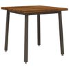 vidaXL Square Dining Table 80 x 80 x 75 cm Solid Acacia Wood