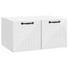 vidaXL Wall-Mounted TV Cabinet High Gloss White 59.5 x 41 x 30 cm